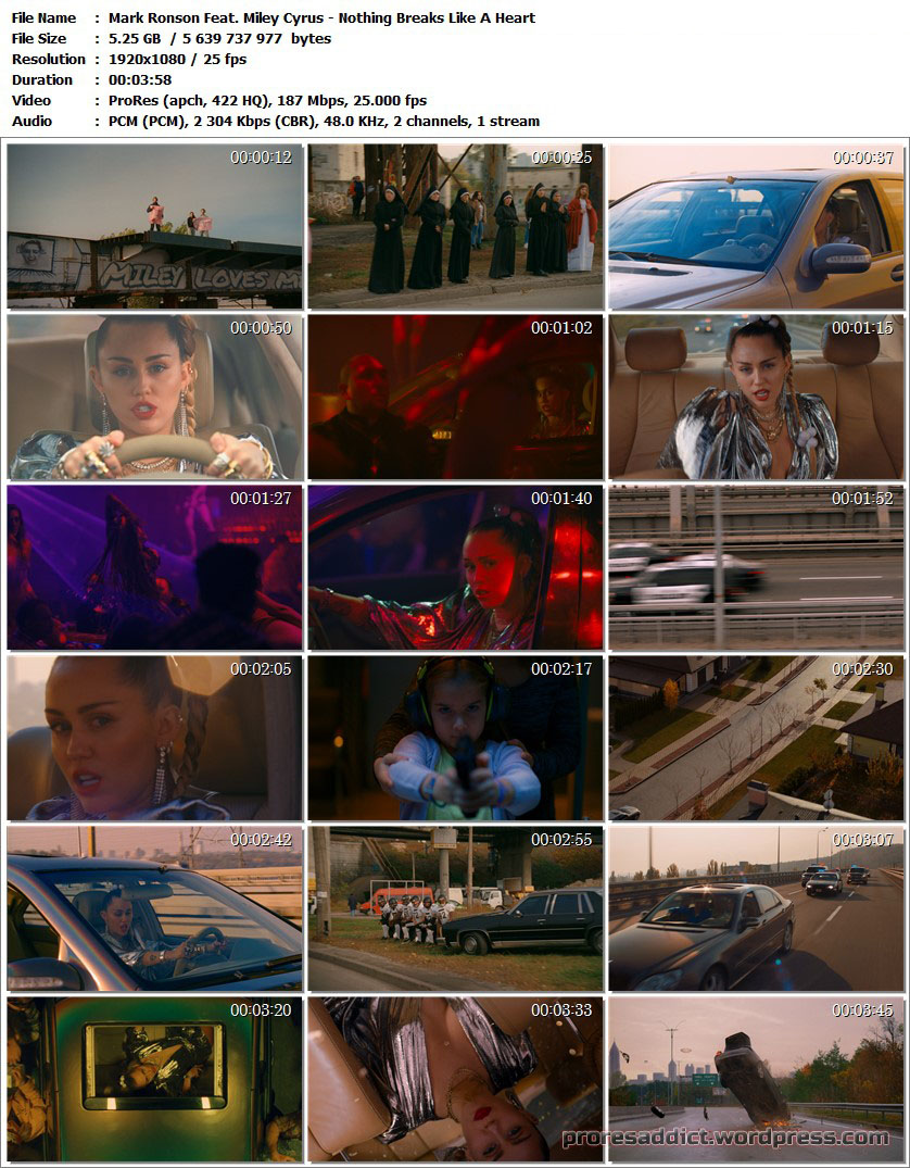 Mark Ronson Feat. Miley Cyrus – Nothing Breaks Like A Heart