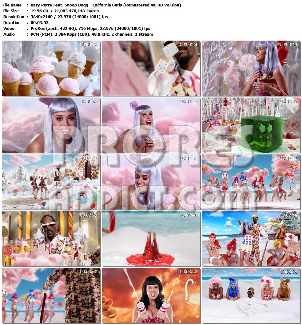 Katy Perry Feat. Snoop Dogg – California Gurls (Remastered 4K-HD